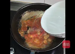 Illustration of how to make tomato and egg noodles 6