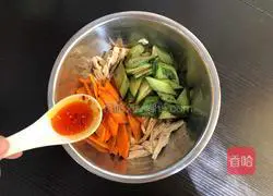 Illustration of how to make cold yuba 9