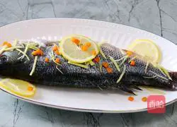 Illustration of how to make steamed seabass 4