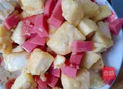 Illustration of how to make diced egg steamed buns (commonly known as fried egg steamed buns) 8