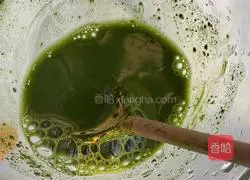 Illustration of how to make matcha milk dumplings 2