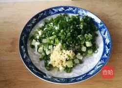 Illustration of how to make pork and tofu stuffed buns 6