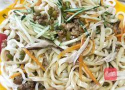 Illustration of making fried noodles 7