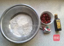 Illustration of how to make red date steamed buns 2