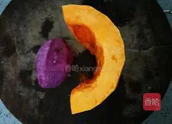 Purple Sweet Potato Pumpkin Yogurt Cup Recipe Illustration 1