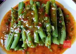 Illustration of how to mix green beans 7