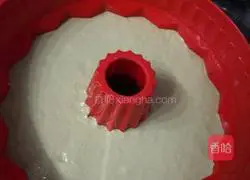 Illustration of how to make three-color hair cake 10