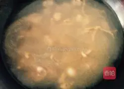 Illustration of how to make duck soup with dried bamboo shoots 7