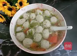 Lotus root balls and water shield soup recipe 15