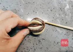 Pumpkin Cocoa Flower Steamed Buns Recipe Illustration 11