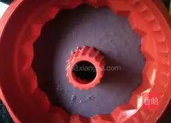 Illustration of how to make three-color hair cake 8