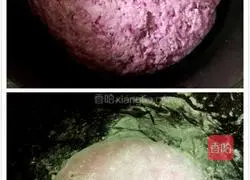 Illustration of how to make purple potato milk steamed buns 7