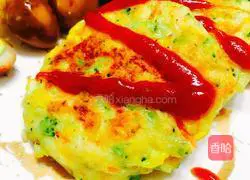 Vegetable Chicken Pancake Recipe Illustration 11