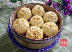 Illustration of how to make radish stuffed buns 14