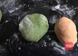 Illustration of how to make butterfly steamed buns 1