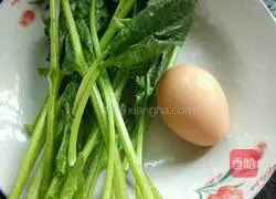 Spinach and egg custard (can be used as baby food) ) Illustration of the practice 1