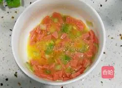 Illustration of how to make egg hand cakes 4