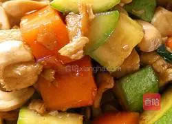 Illustration of how to make cashew chicken 7