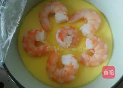 Illustration of how to make steamed shrimp custard 9