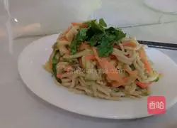 Illustration of how to make cold noodles 10