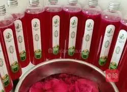 Illustration of how to make dragon fruit enzyme 6