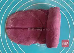 Illustration of how to make purple sweet potato and rose steamed buns 6