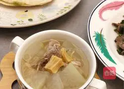 Illustration of how to make Scallop, Winter Melon and Pork Ribs Soup 7