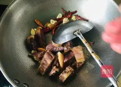 Illustration of how to make braised duck with cabbage and vermicelli 5