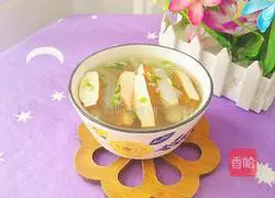 白Illustration of how to make dried radish and tofu soup 11