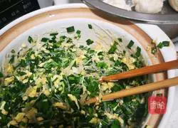 Leek and egg vermicelli cake recipe 2