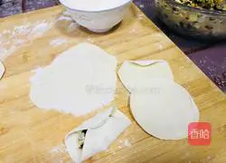 Illustration of how to make vegetarian dumplings 7