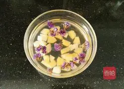 Illustration of how to make apple and peach forget-me-nots 9