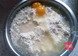 Meat Illustration of how to make foamed cowpea buns 2