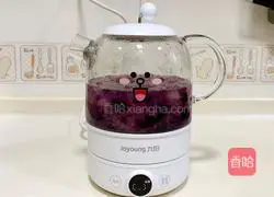 Purple sweet potato and white fungus soup recipe 7