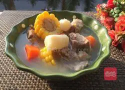 Corn, Carrot, Yam and Spare Ribs Soup Recipe Illustration 10