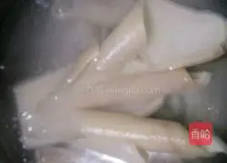 Illustration of how to make crystal pig skin jelly 2