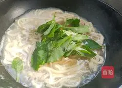 Watercress and Pork Noodles - Magic flour recipe 10