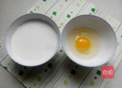 Milk-flavored steamed egg custard recipe 2