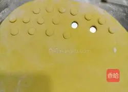 Illustration of how to make pumpkin and bear bean paste buns 4