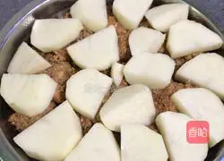 Illustration of how to make steamed pork 7