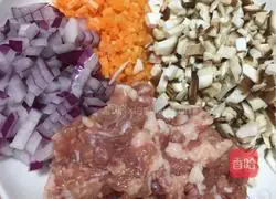 Illustration of how to make spaghetti with meat sauce 1