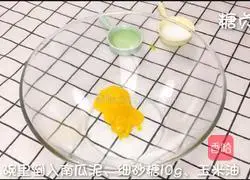 Baby Snack Series ~ Pumpkin Yam Roll Recipe Illustration 3