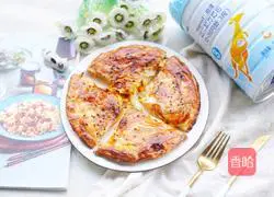 Illustration of how to make poppy milk cheese sweet potato cake 14