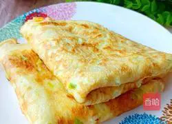 Illustration of how to make egg pancakes 10