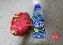 How to make the dragon fruit pulsating energy ice drink Illustration 1