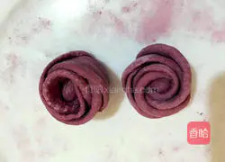 Illustration of how to make purple sweet potato and rose steamed buns 9