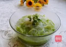 Illustration of how to make radish and vermicelli soup 9