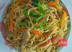Illustration of how to make fried noodles 5