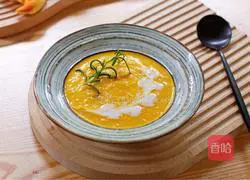 French pumpkin Illustration of how to make thick soup 13