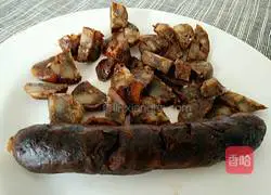 Illustration of how to make sausage mixed with tofu 2